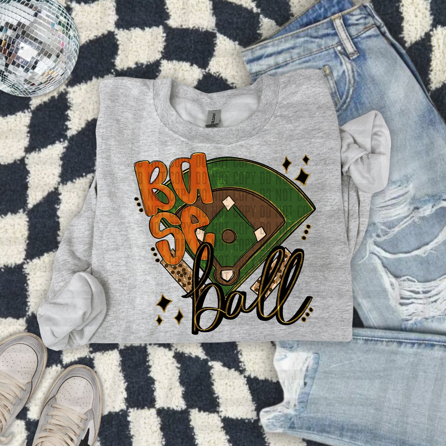 Baseball Field -Color Dropdown Digital Download 300DPI PNG FILE