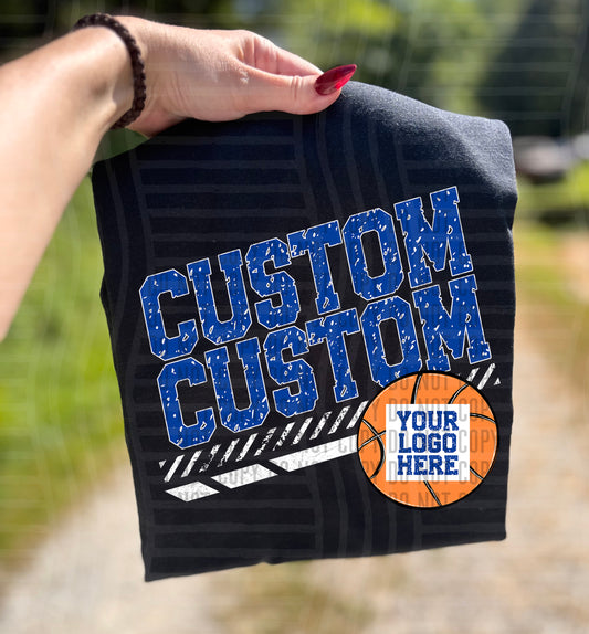 CUSTOM Grunge Basketball - Digital download 300DPI PNG FILE