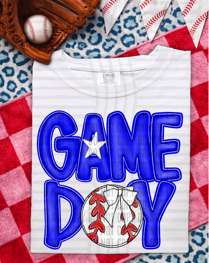 SOFTBALL - GAME DAY - Color Dropdown Digital Download 300DPI PNG FILE