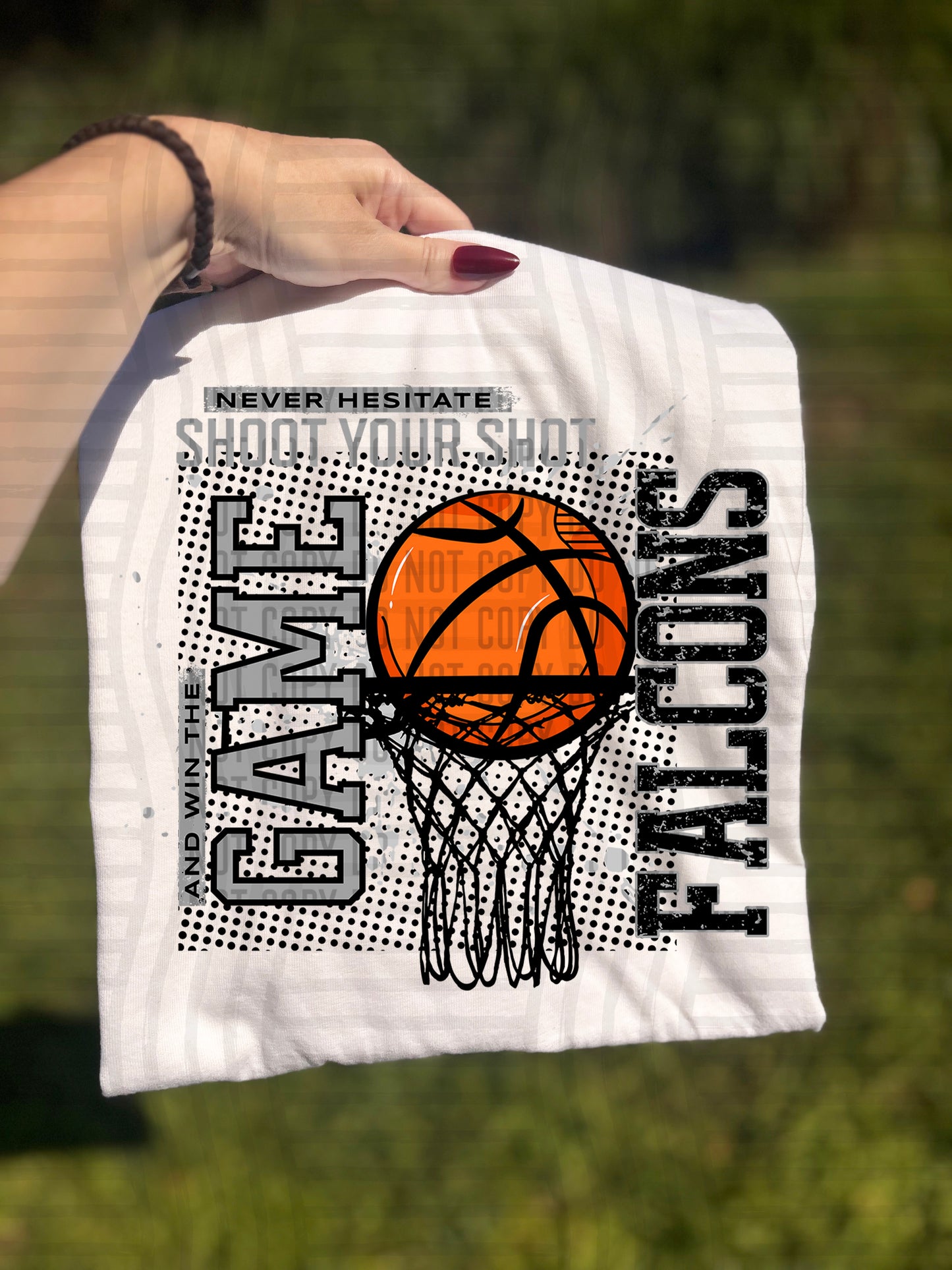 Basketball Never Hesitate - 300 dpi Digital Download