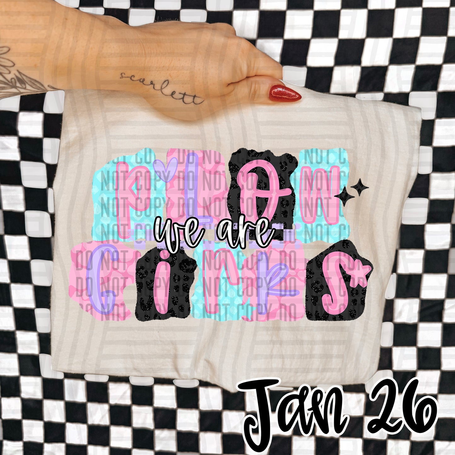 Pink Chaos - Custom + DROPDOWN - 300 DPI digital download