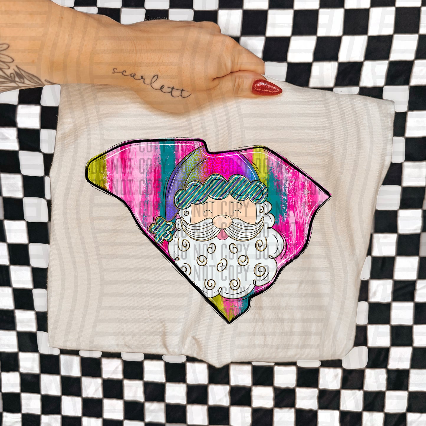 PICK A STATE - SANTA STATES - Digital download 300DPI PNG FILE