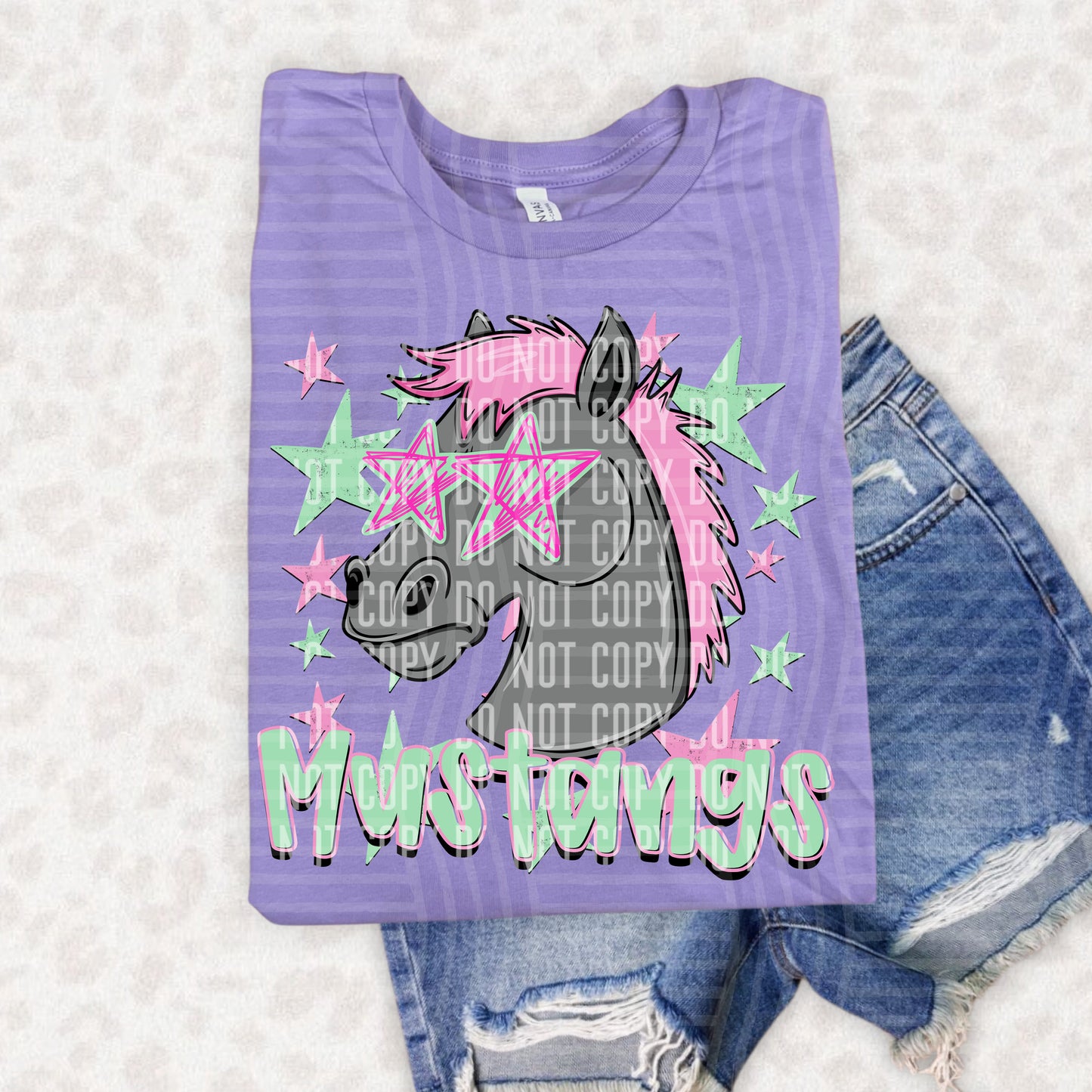 PREPPY STARRY EYED mascots pink/green -  Digital Download 300DPI PNG FILE