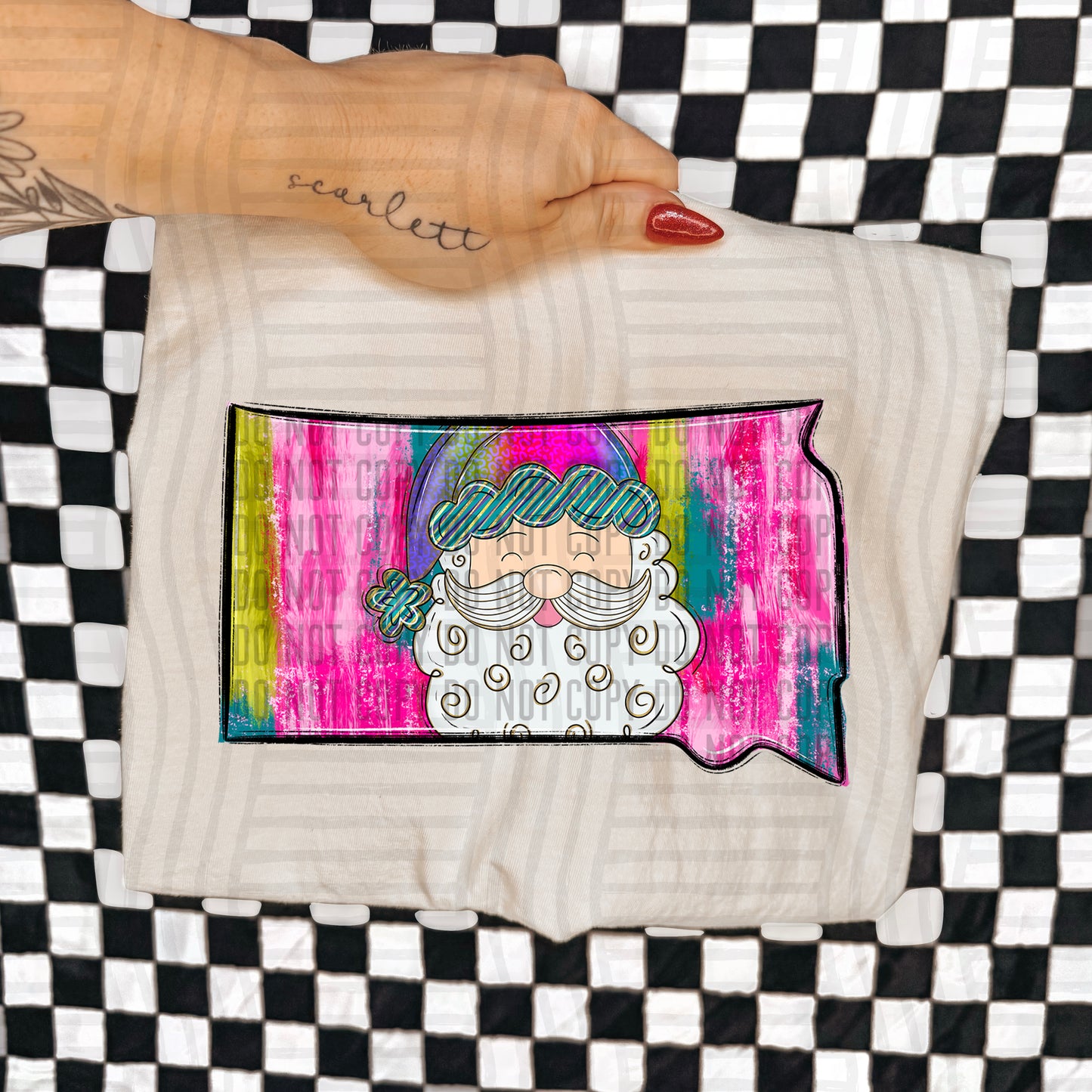 PICK A STATE - SANTA STATES - Digital download 300DPI PNG FILE