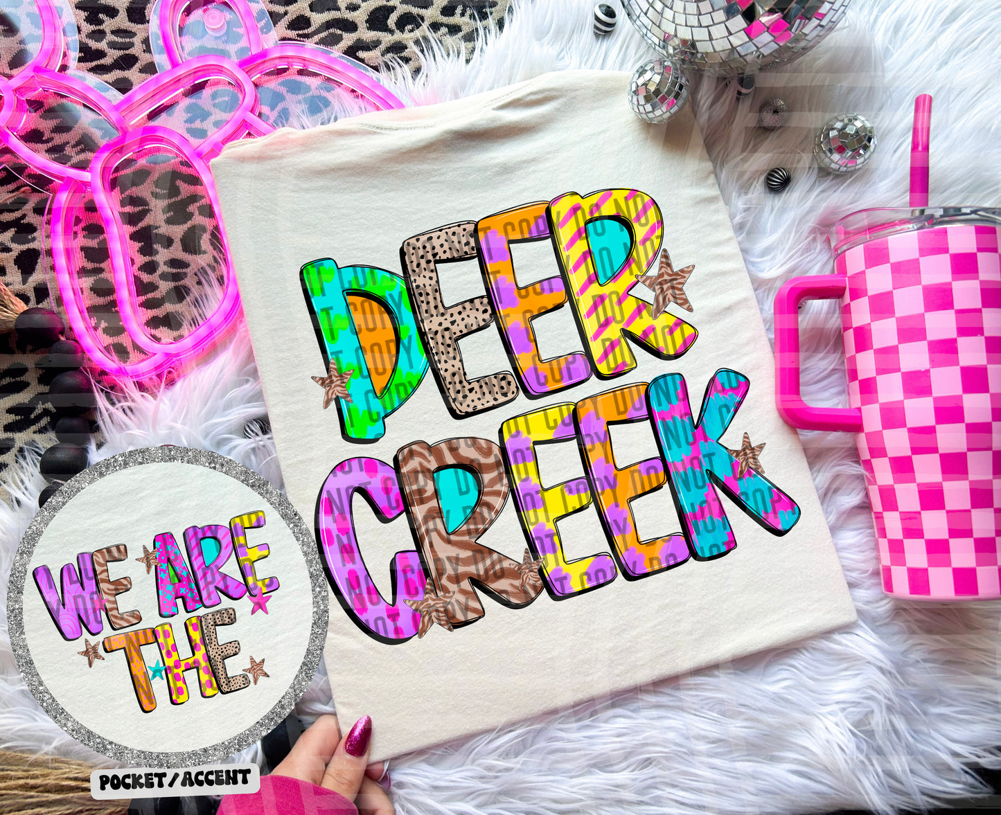 Funky Mix Up - Optional POCKET - Custom + Dropdown  - 300 dpi Digital Download