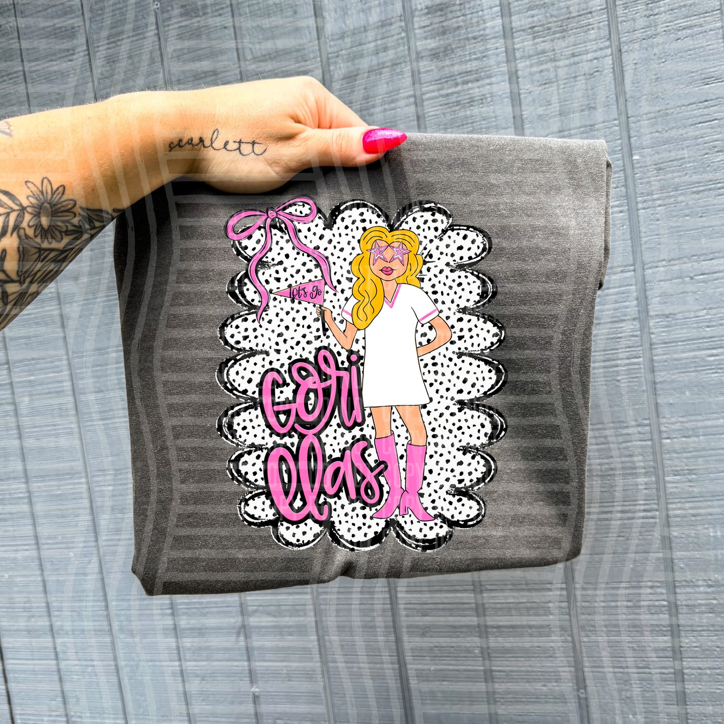 Pink Preppy Gals BLONDE + CUSTOM - Dropdown - Digital Download 300DPI PNG FILE