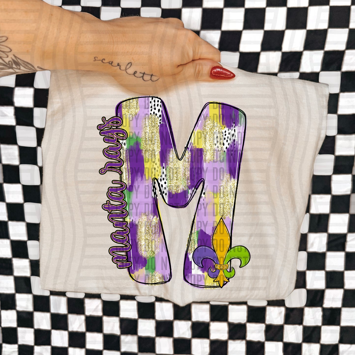 Mardi Mascots Custom + Dropdown  - 300 dpi Digital Download