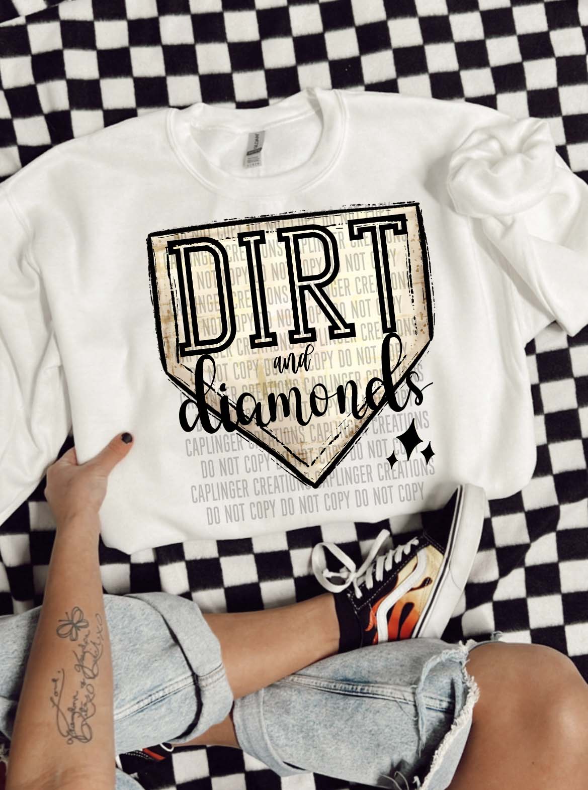 Dirt and Diamonds - Digital download 300DPI PNG FILE