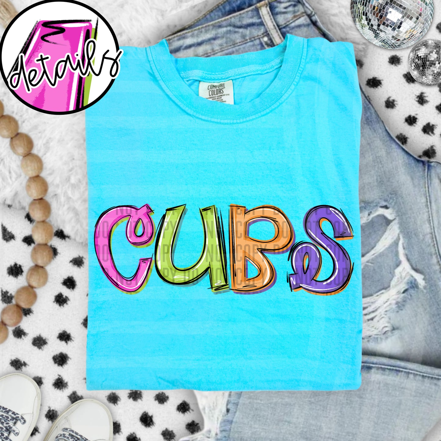 Neon Barbie Stacked - Custom + DROPDOWN - 300 DPI digital download