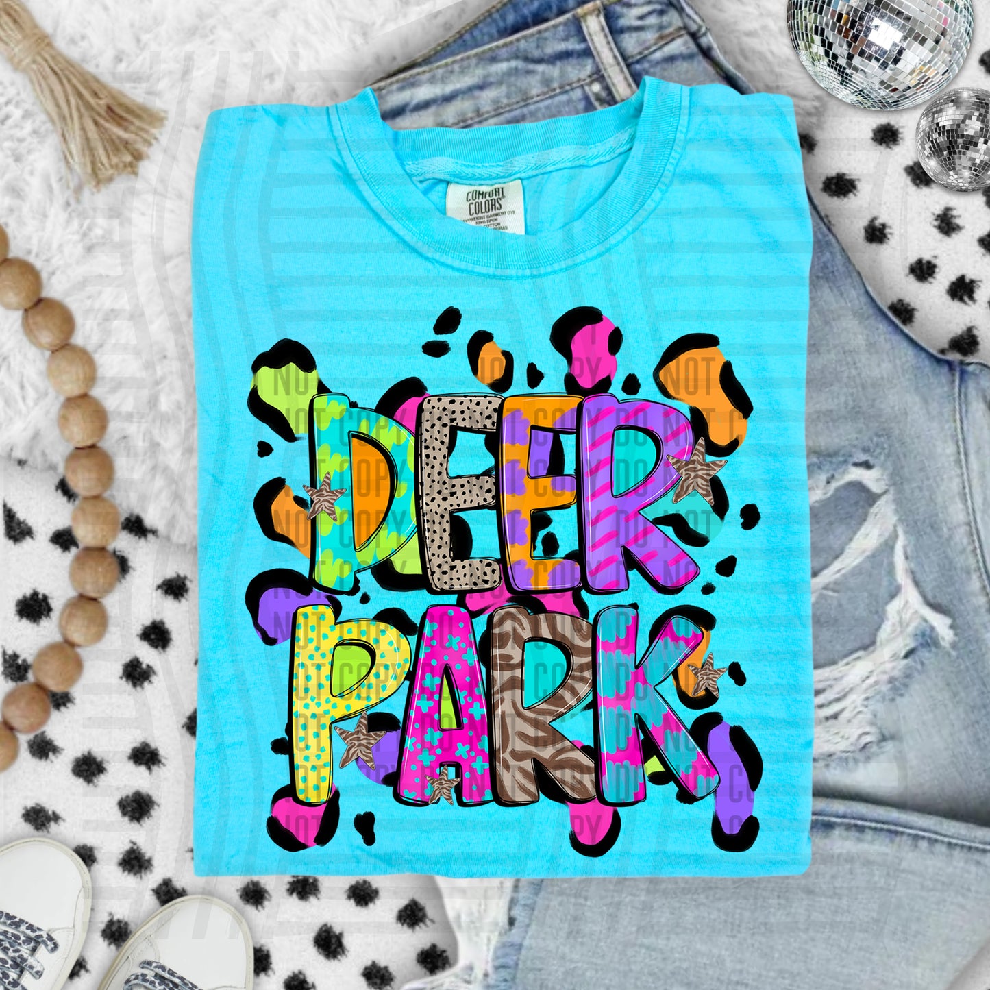 Funky Mix-Up Leopard Spot Mascots - Custom + Dropdown - 300 dpi Digital Download