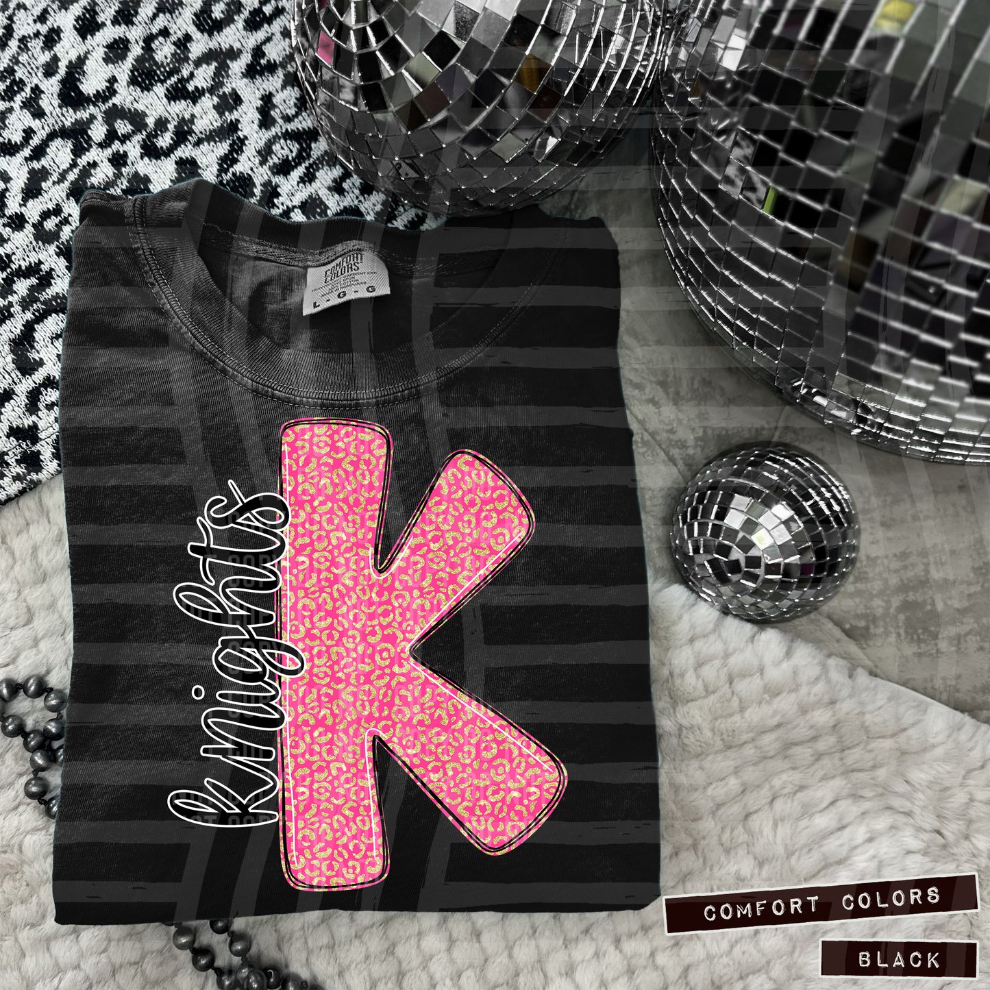 Pink Leopard Single Letter - Dropdown + CUSTOM- Digital Download 300DPI PNG FILE