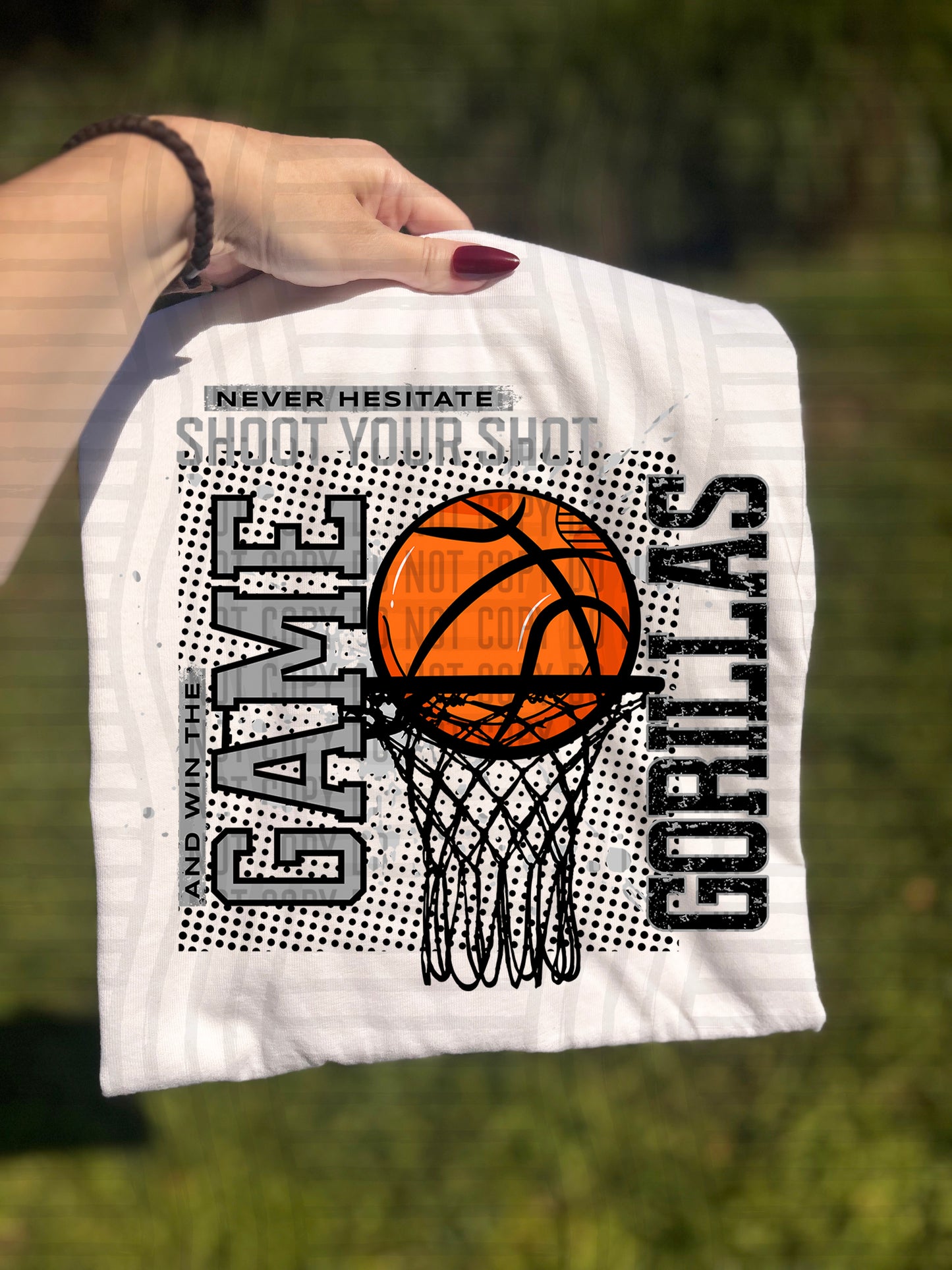 Basketball Never Hesitate - 300 dpi Digital Download