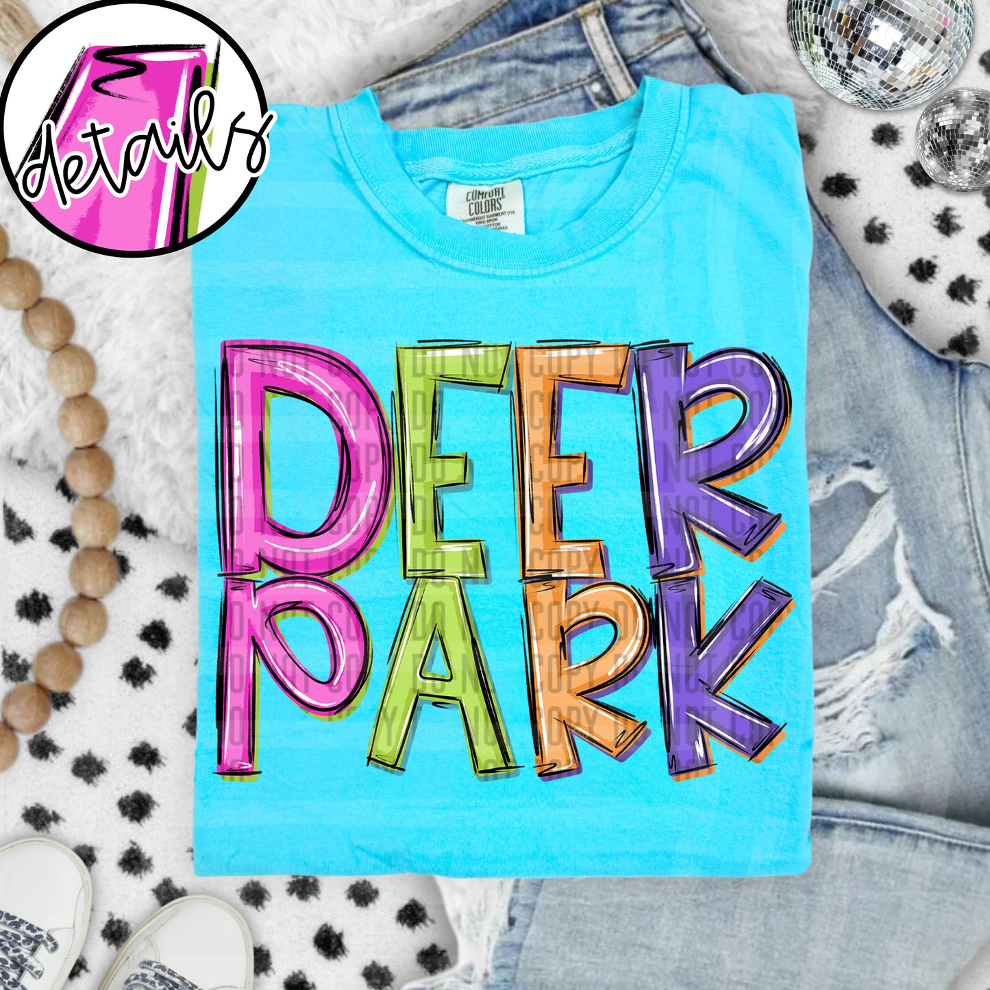 Neon Barbie Stacked - Custom + DROPDOWN - 300 DPI digital download
