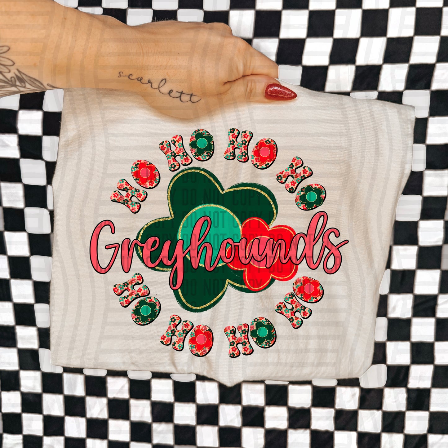 Retro HOHOHO - 300 dpi Digital Download