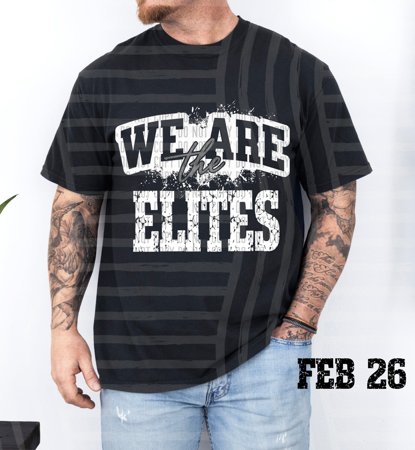 We are the (Ink splatter) - Custom - Dropdown menu - 300 DPI digital design