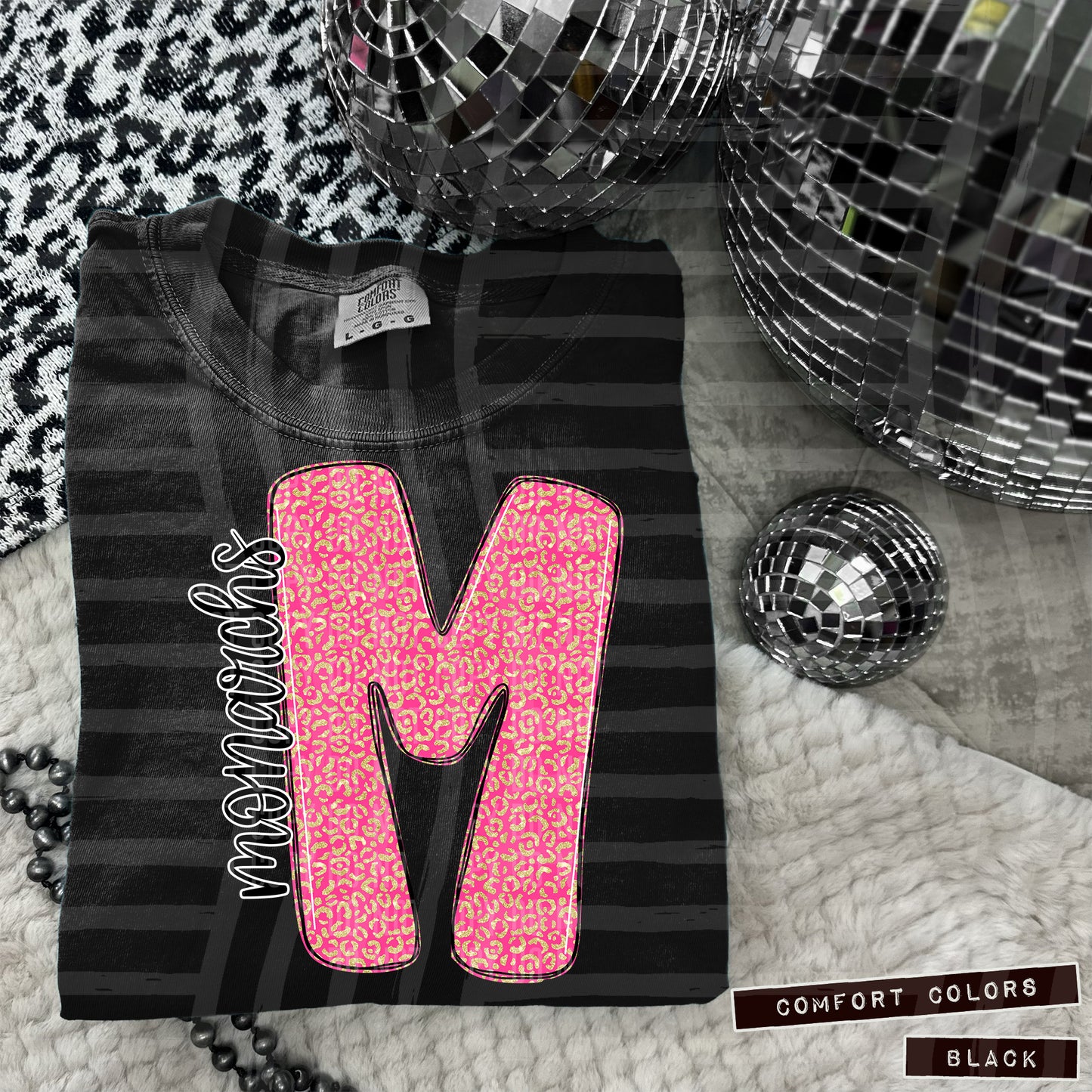 Pink Leopard Single Letter - Dropdown + CUSTOM- Digital Download 300DPI PNG FILE