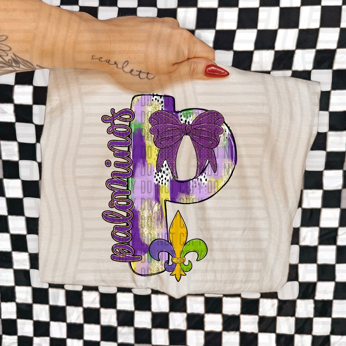 Mardi Mascots Custom + Dropdown  - 300 dpi Digital Download