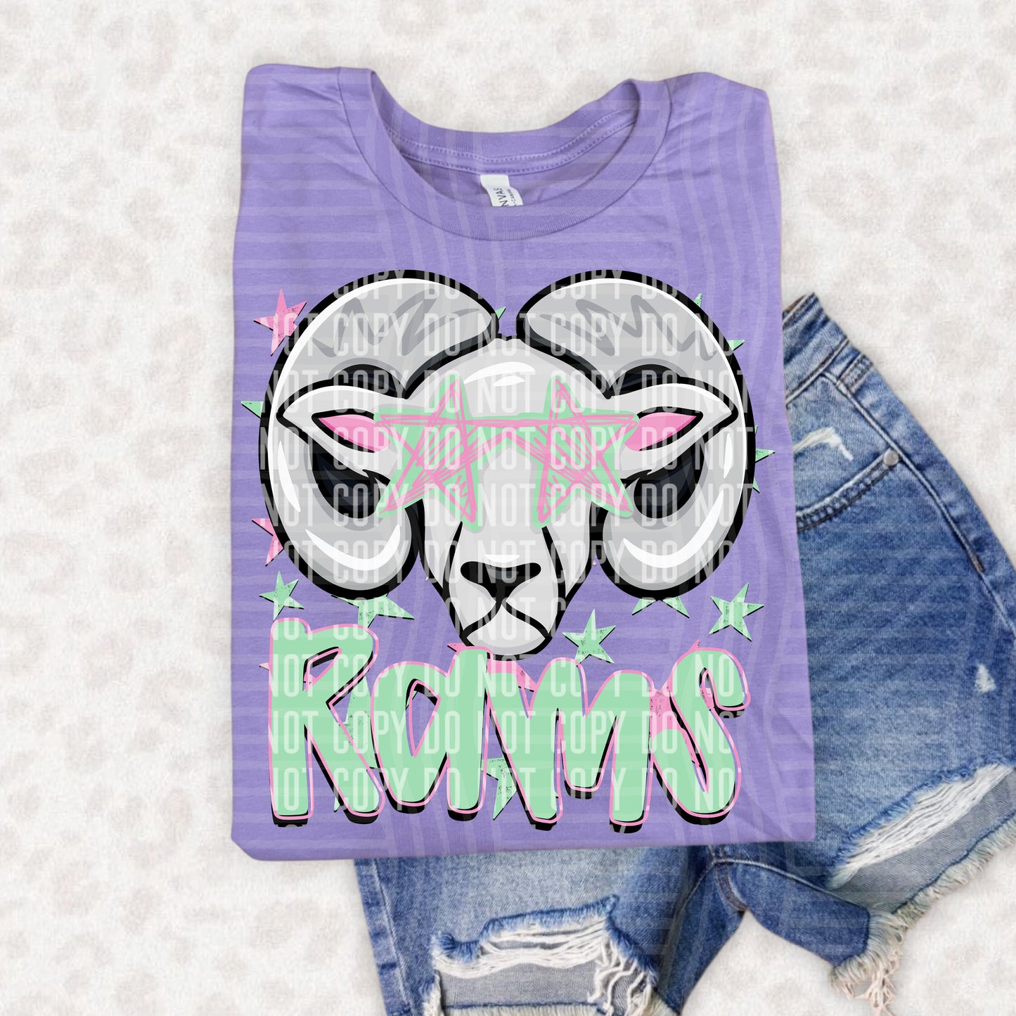 PREPPY STARRY EYED mascots pink/green -  Digital Download 300DPI PNG FILE