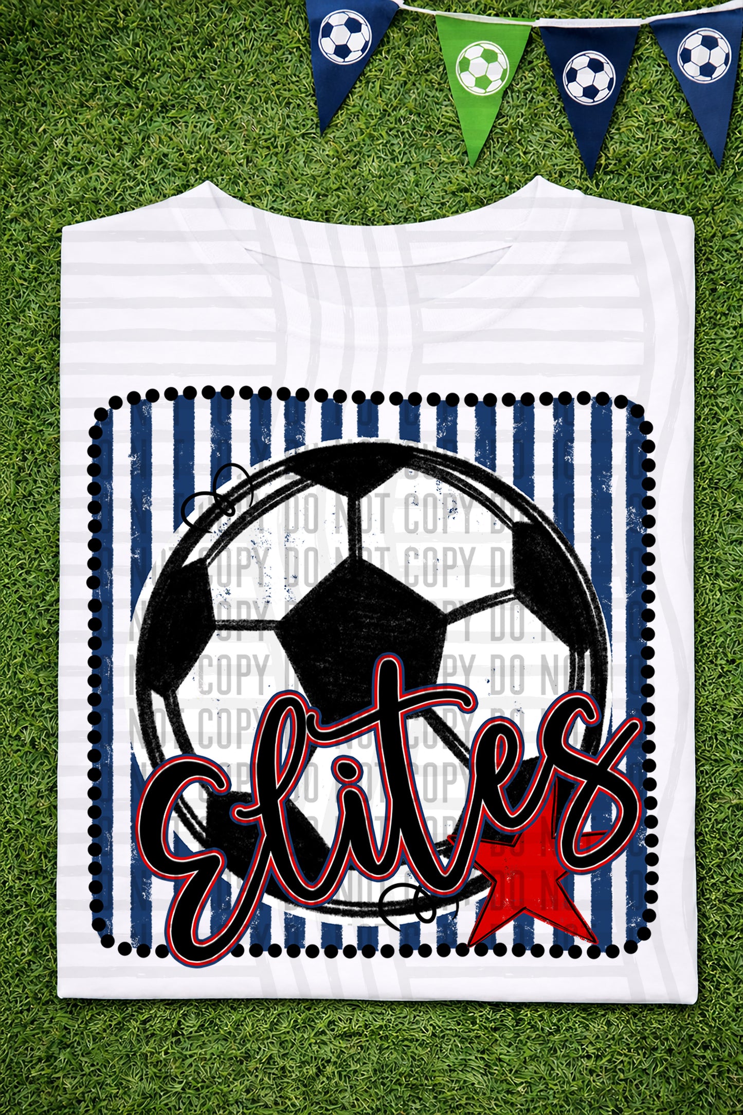Soccer RWB Framed -  Custom + DROPDOWN - 300 DPI digital download