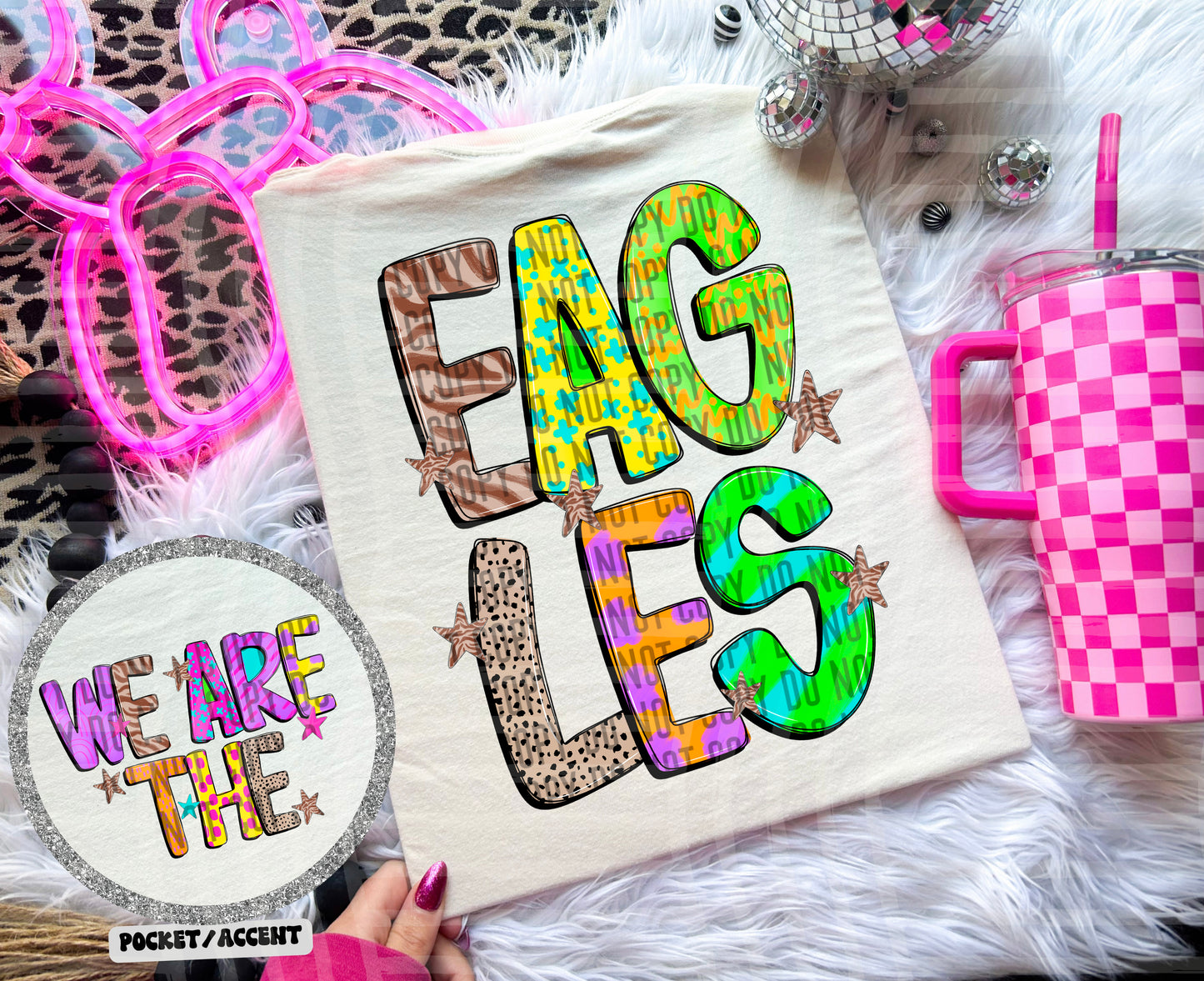 Funky Mix Up - Optional POCKET - Custom + Dropdown  - 300 dpi Digital Download