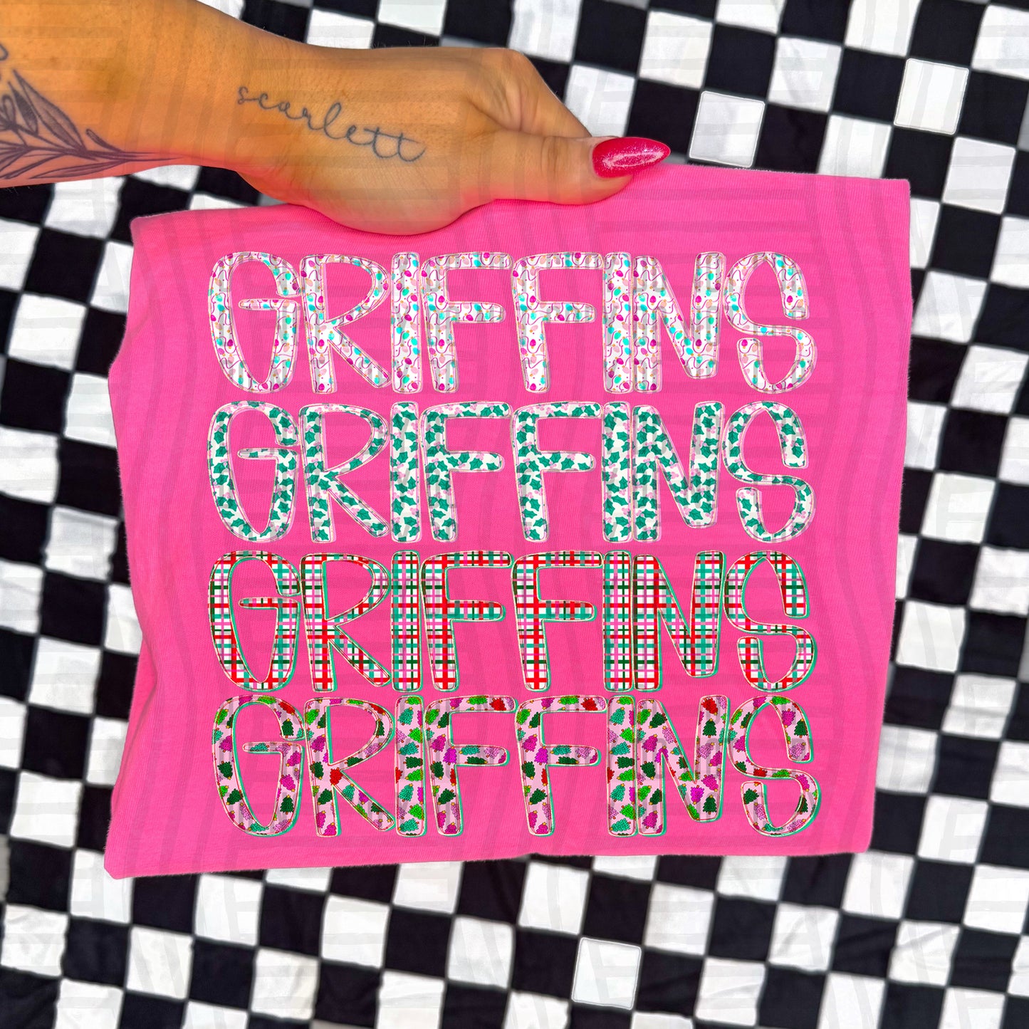 Twinkle Tinsel stacked - Dropdown - 300 DPI Digital download