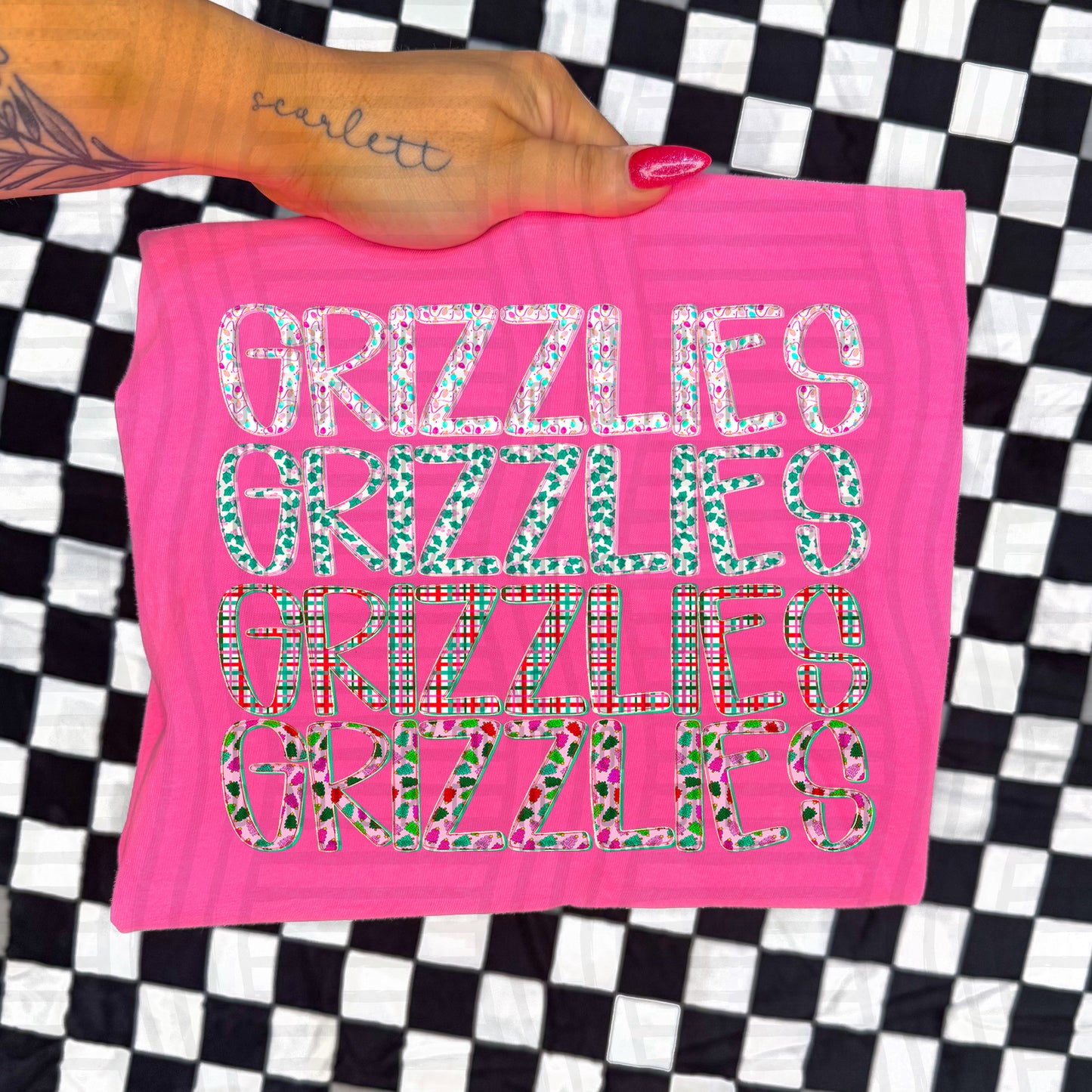 Twinkle Tinsel stacked - Dropdown - 300 DPI Digital download