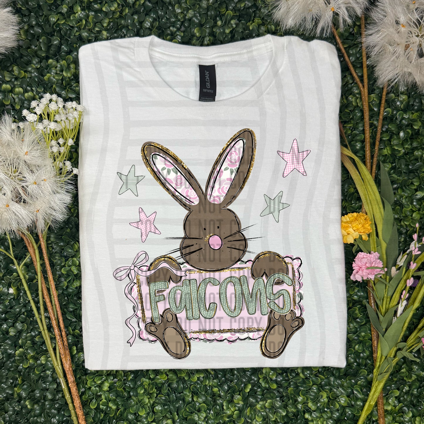 BUNNY TAG - Dropdown menu - 300 DPI digital design