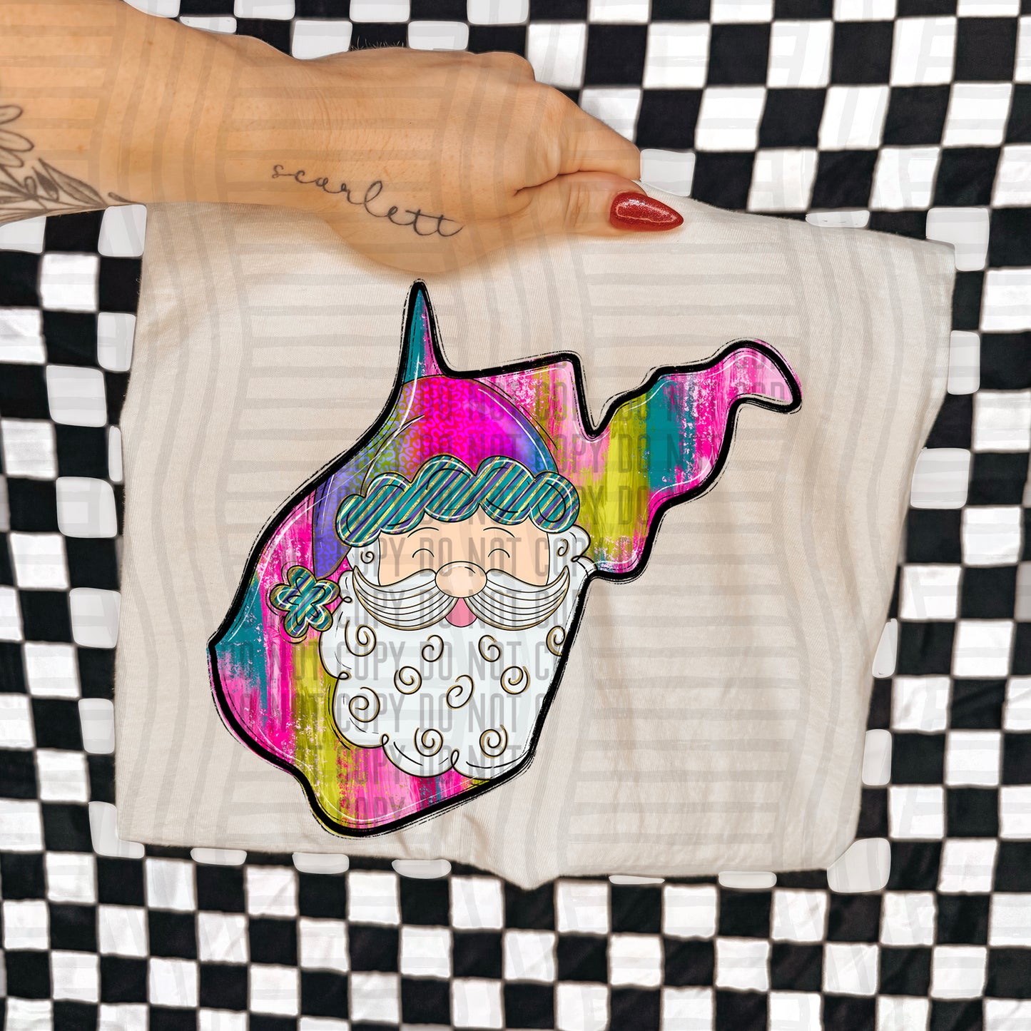 PICK A STATE - SANTA STATES - Digital download 300DPI PNG FILE