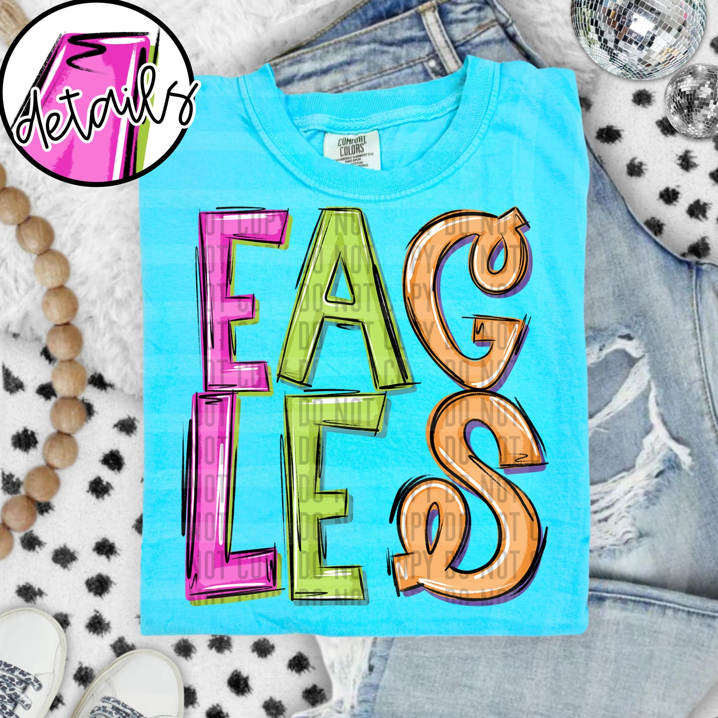 Neon Barbie Stacked - Custom + DROPDOWN - 300 DPI digital download