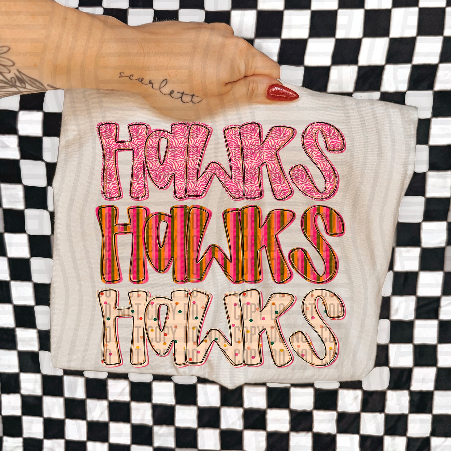 Holly Jolly Cheer Stacked - Dropdown - Digital Download 300DPI PNG FILE