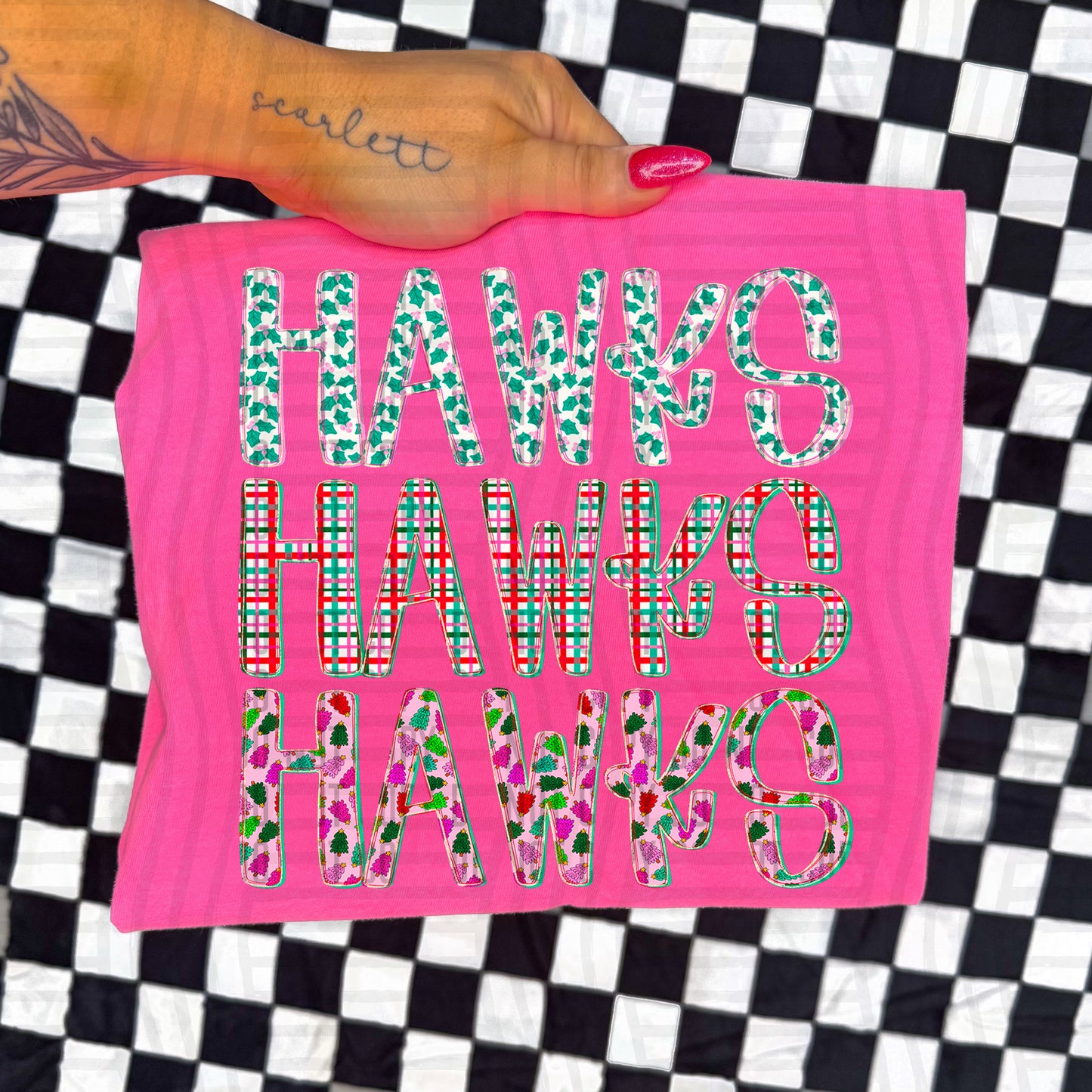 Twinkle Tinsel stacked - Dropdown - 300 DPI Digital download