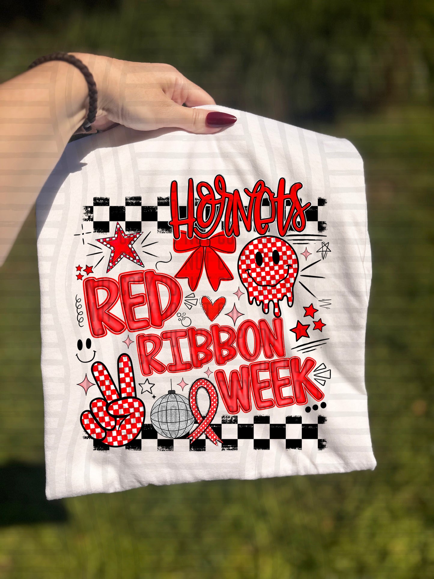 RED RIBBON WEEK - 300 dpi Digital Download