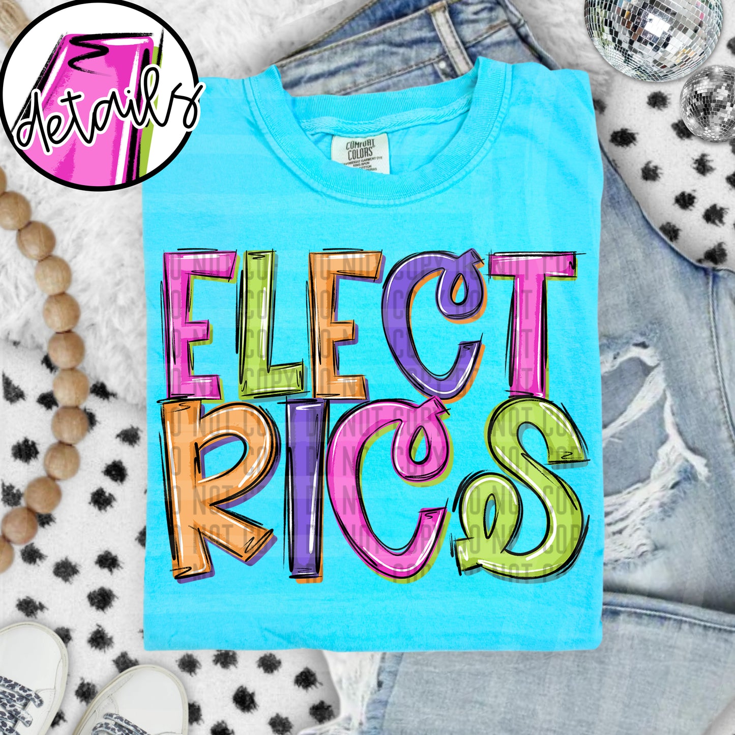 Neon Barbie Stacked - Custom + DROPDOWN - 300 DPI digital download