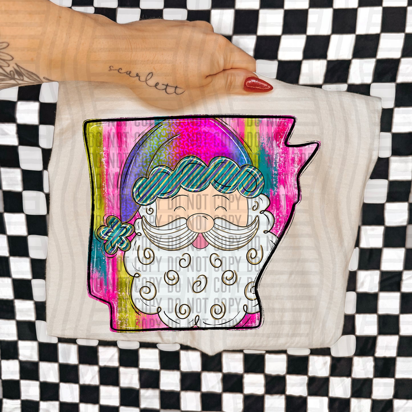 PICK A STATE - SANTA STATES - Digital download 300DPI PNG FILE