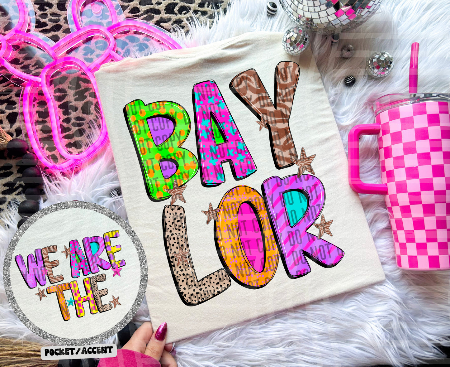 Funky Mix Up - Optional POCKET - Custom + Dropdown  - 300 dpi Digital Download