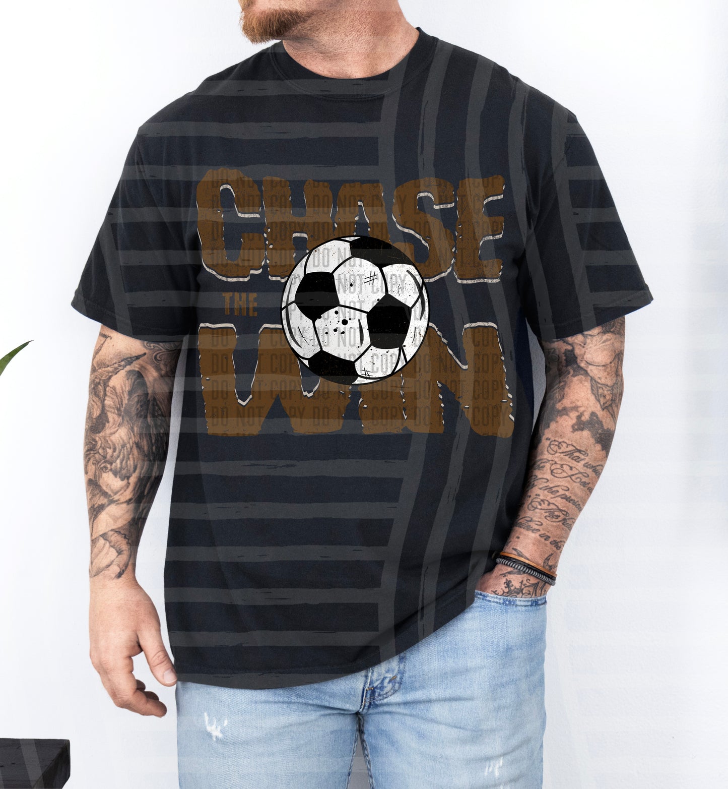 Chase the Win SOCCER - Color Dropdown Digital Download 300DPI PNG FILE
