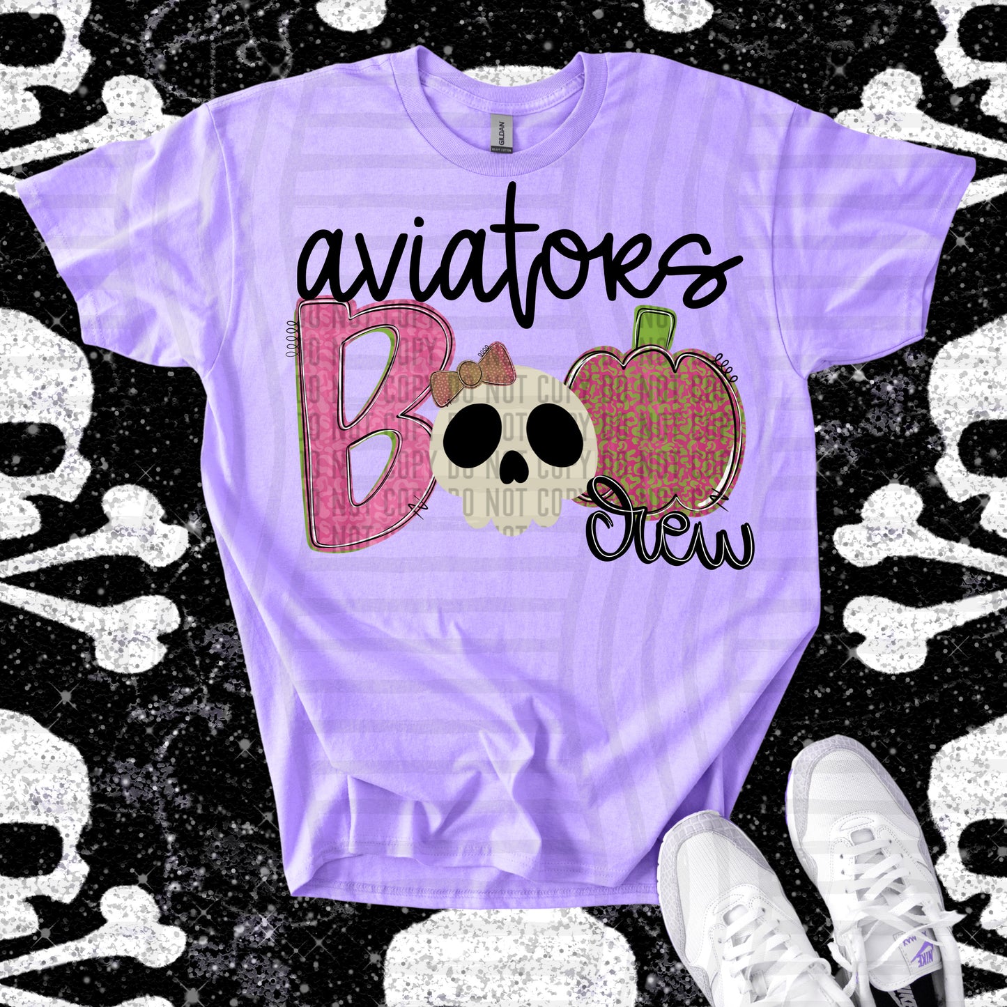 Boo Crew mascots - Custom + DROPDOWN - 300 DPI digital download