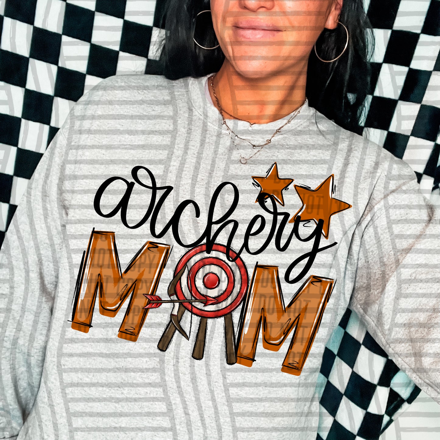 Archery Mom - Color Dropdown Digital Download 300DPI PNG FILE