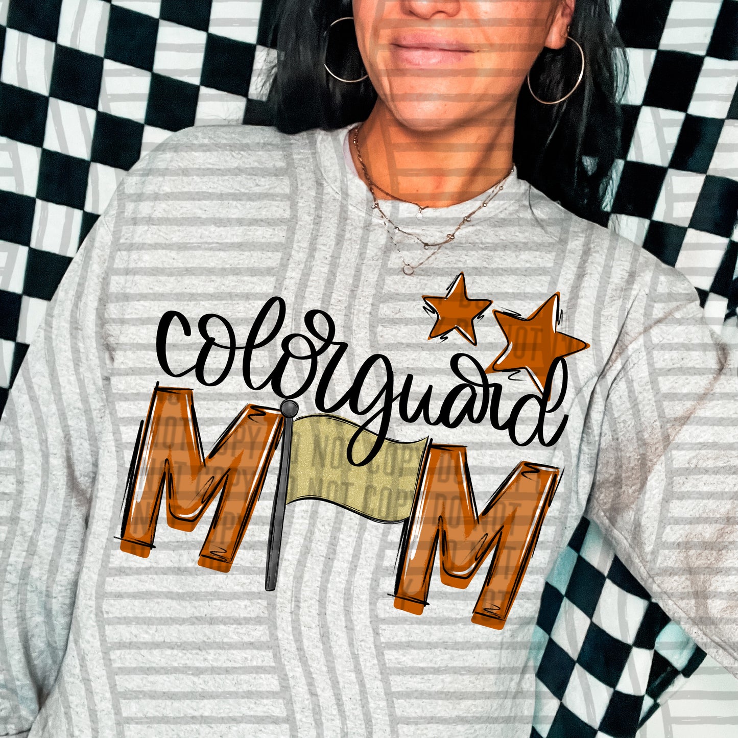 Colorguard Mom - Color Dropdown Digital Download 300DPI PNG FILE