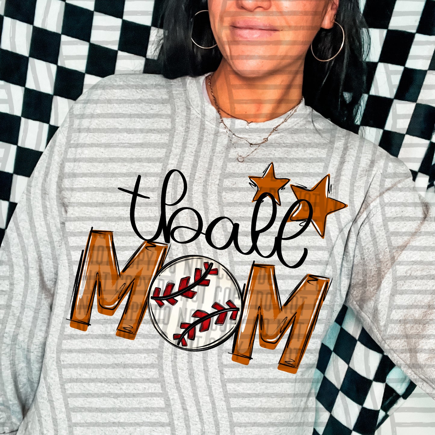 Tball Mom - Color Dropdown Digital Download 300DPI PNG FILE