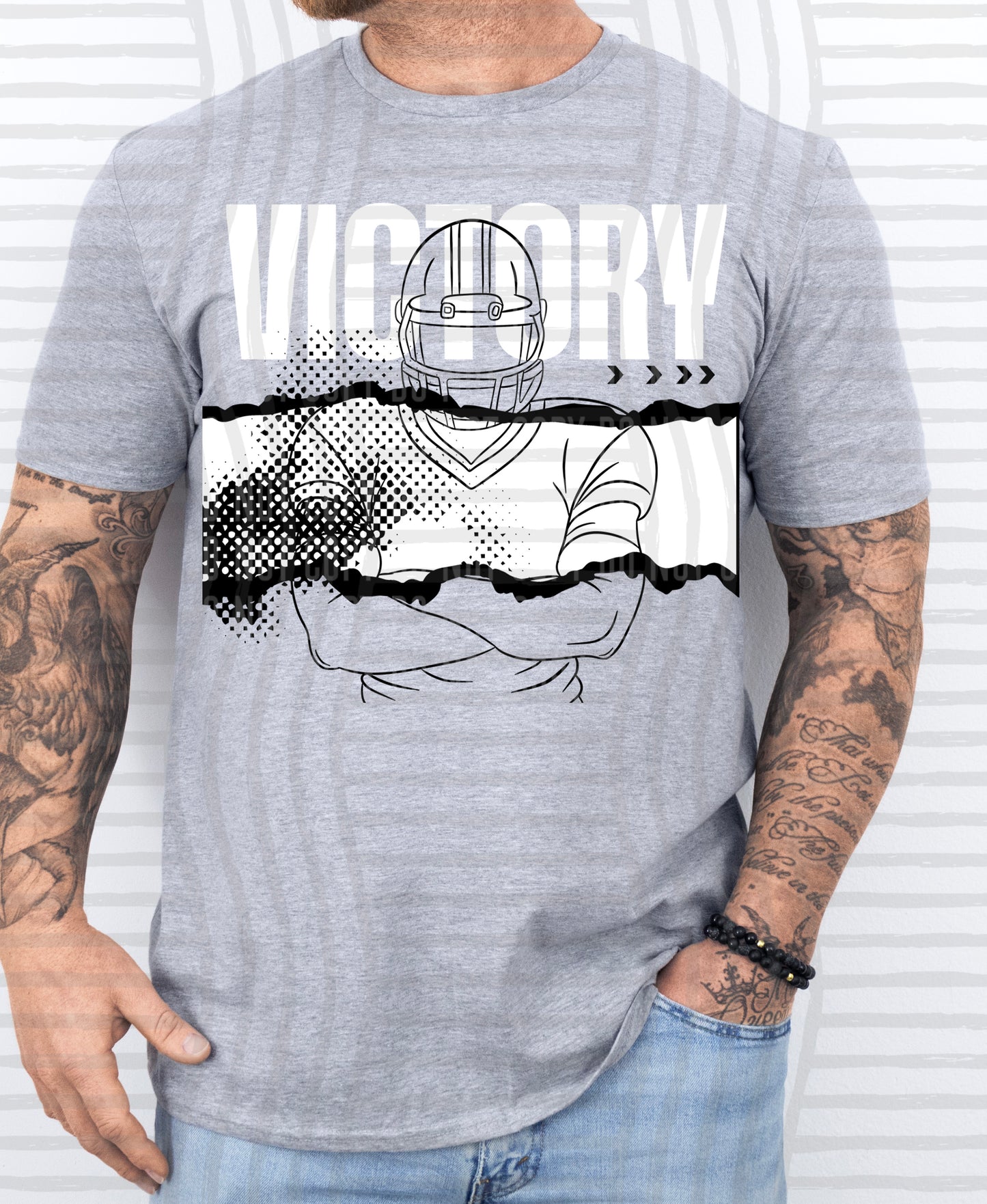 VICTORY Football - Color Dropdown Digital Download 300DPI PNG FILE