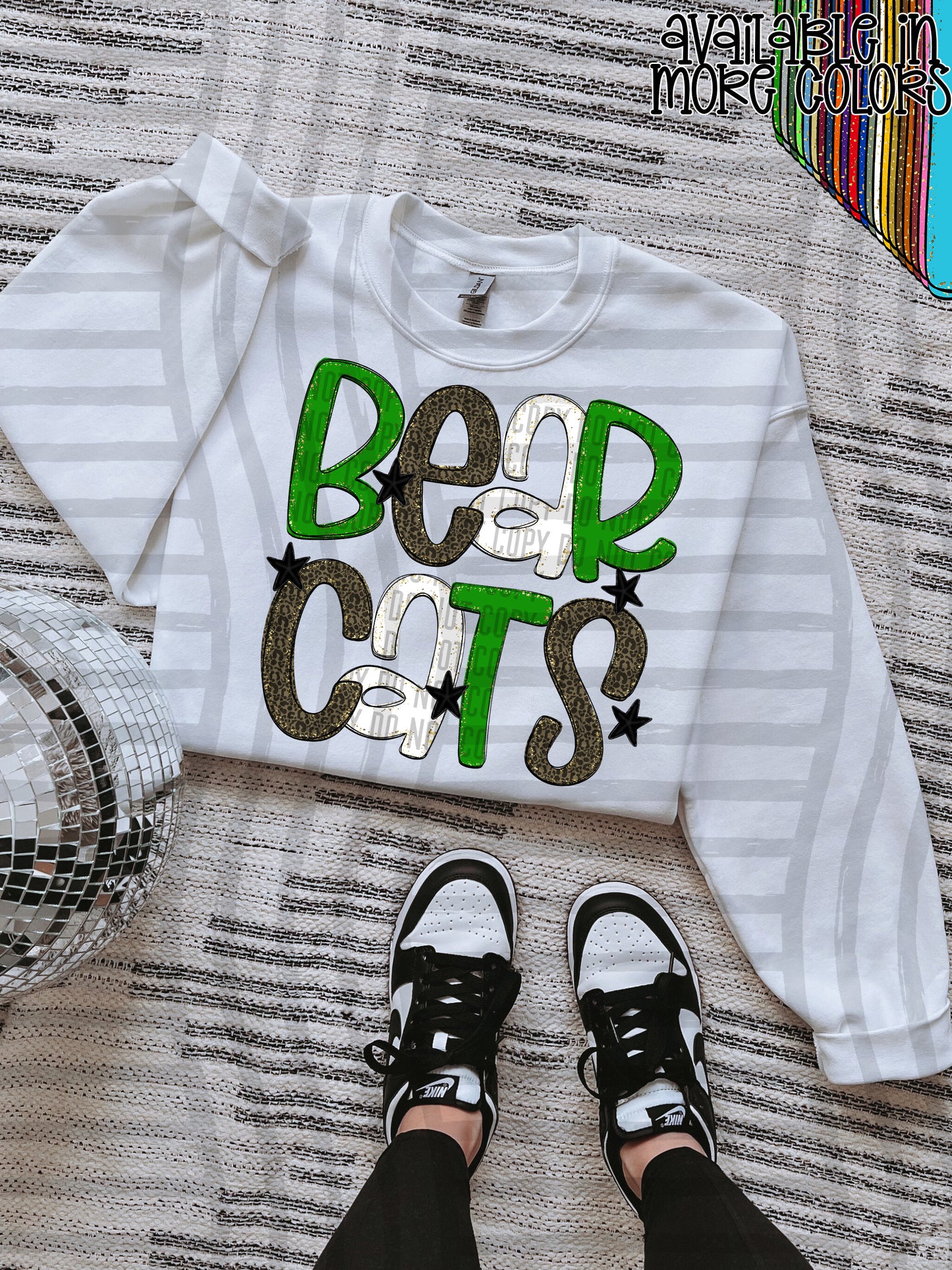 CUSTOM - Leopard Game Day Glam  - Digital download 300DPI PNG FILE