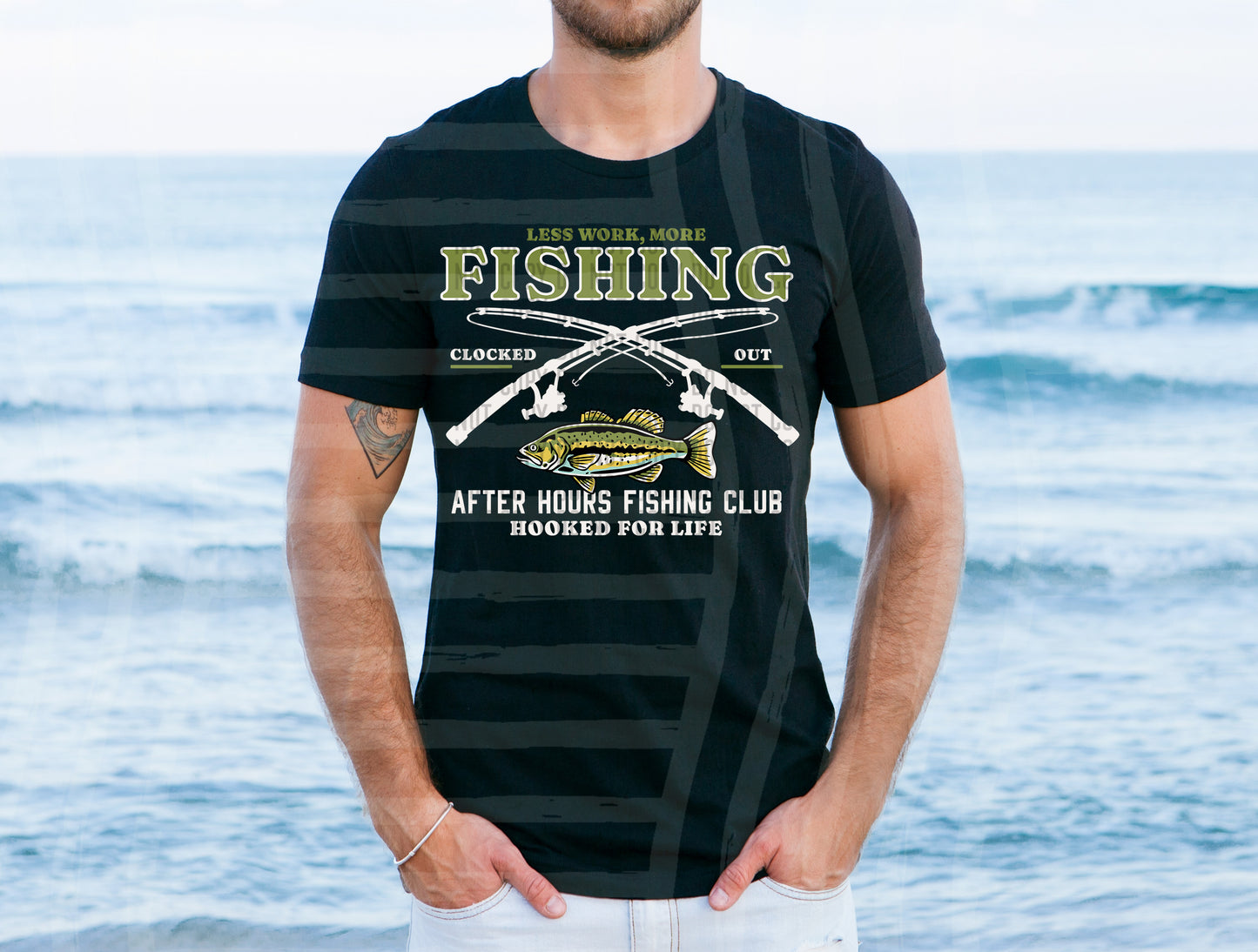 FISHING - Choose DESIGN - Digital Download 300DPI PNG FILE