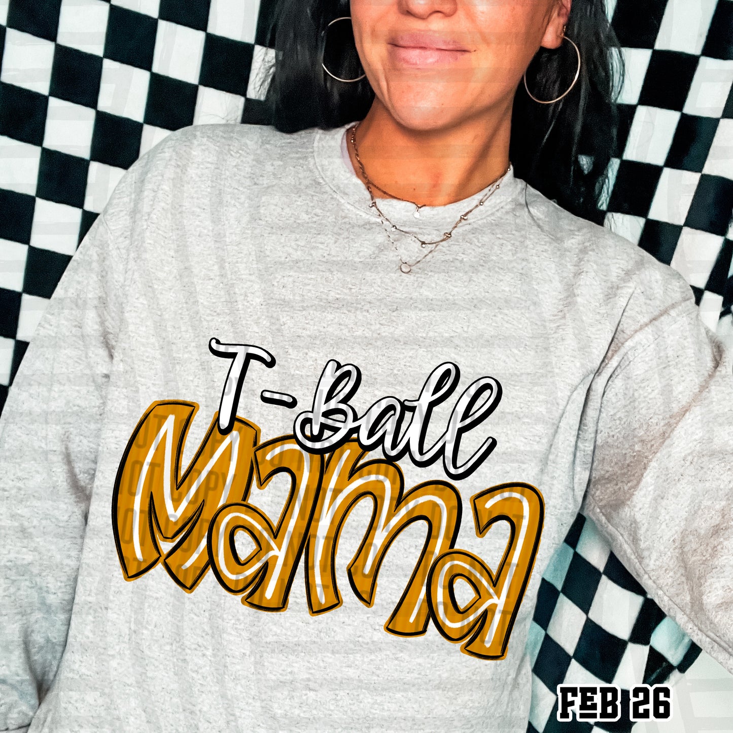 T-Ball Mama - Color Dropdown Digital Download 300DPI PNG FILE