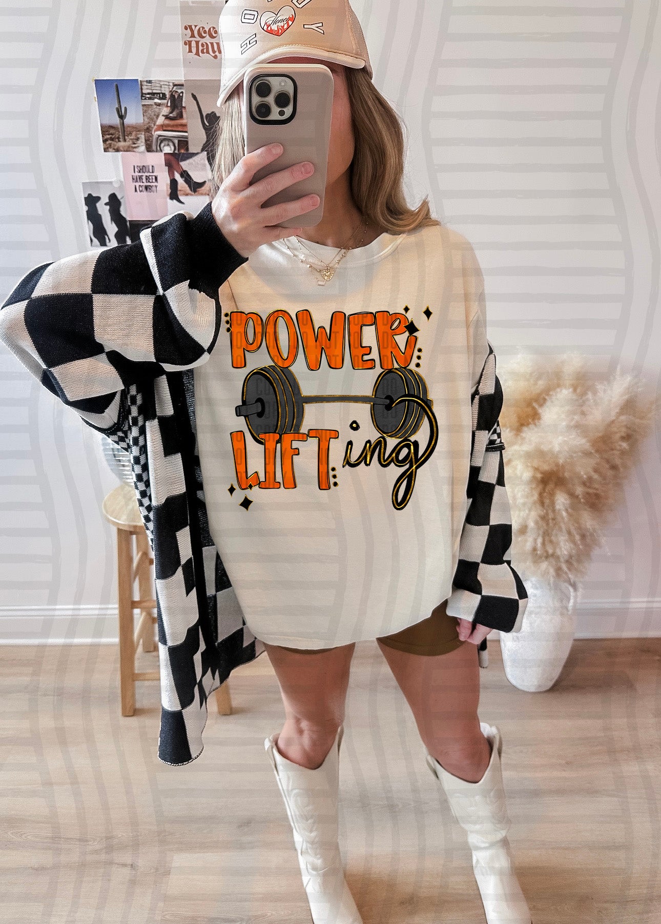 Power Lifting - Color Dropdown Digital Download 300DPI PNG FILE