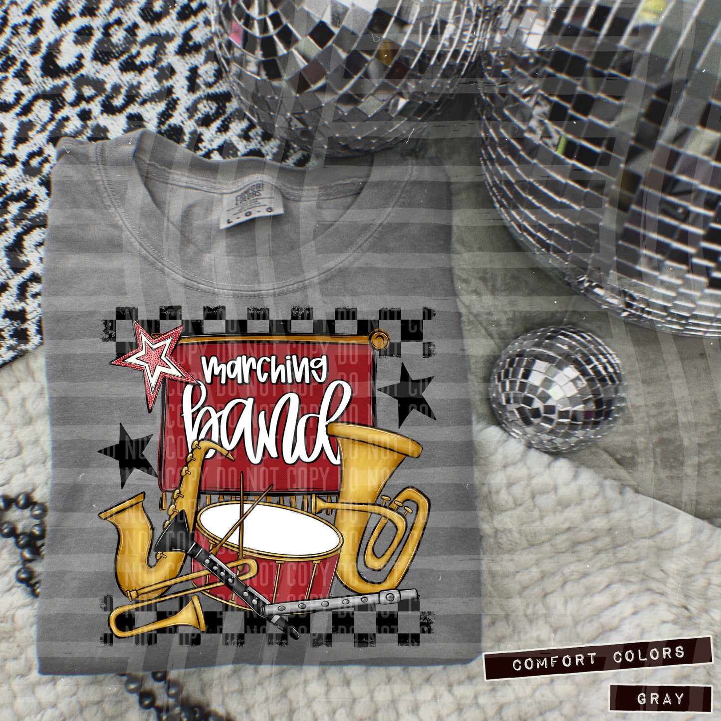 Band Collage - Can add names - not for digital resale- Color Dropdown Digital Download 300DPI PNG FILE