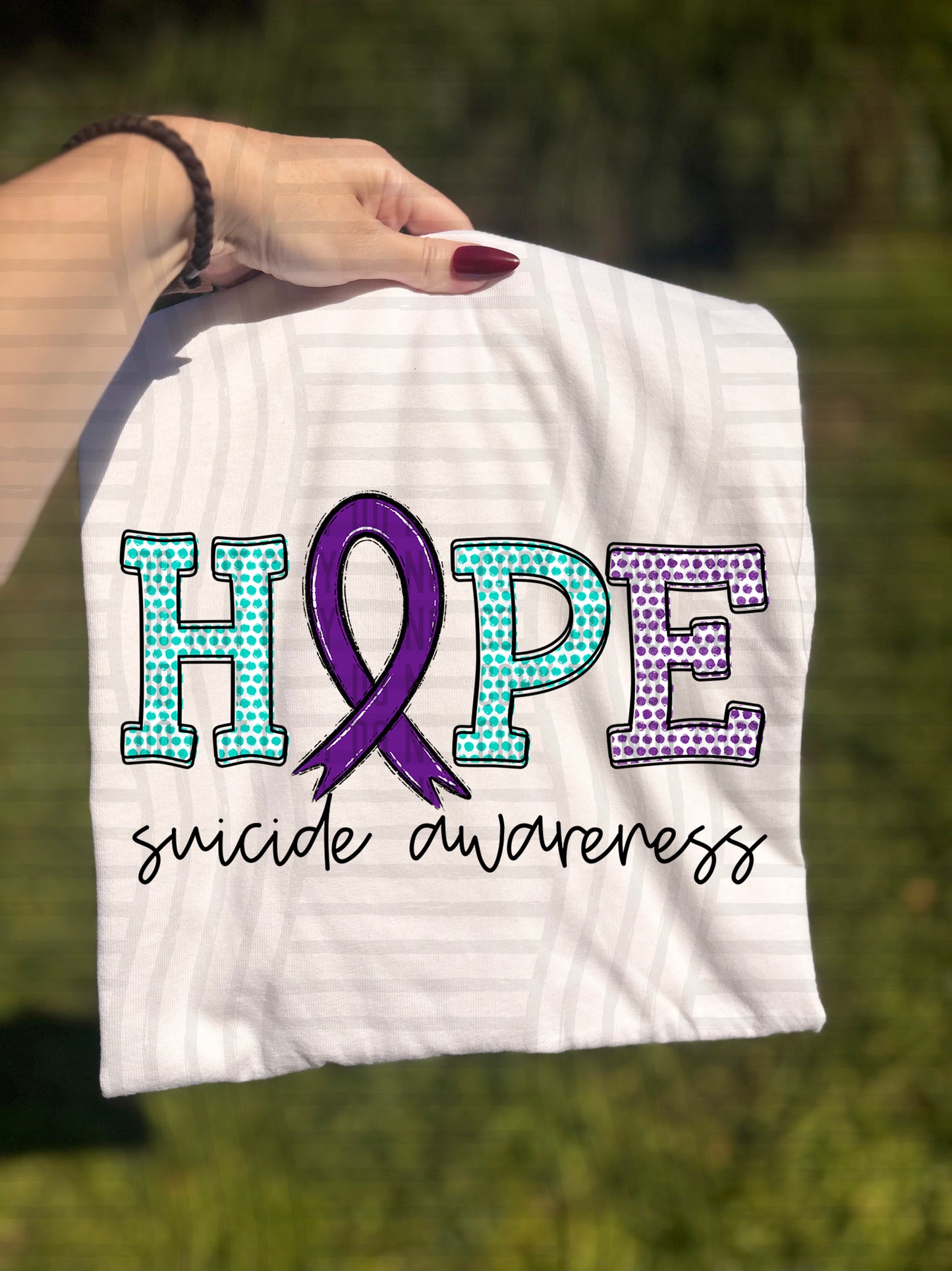 Suicide Awareness - 300DPI PNG FILE