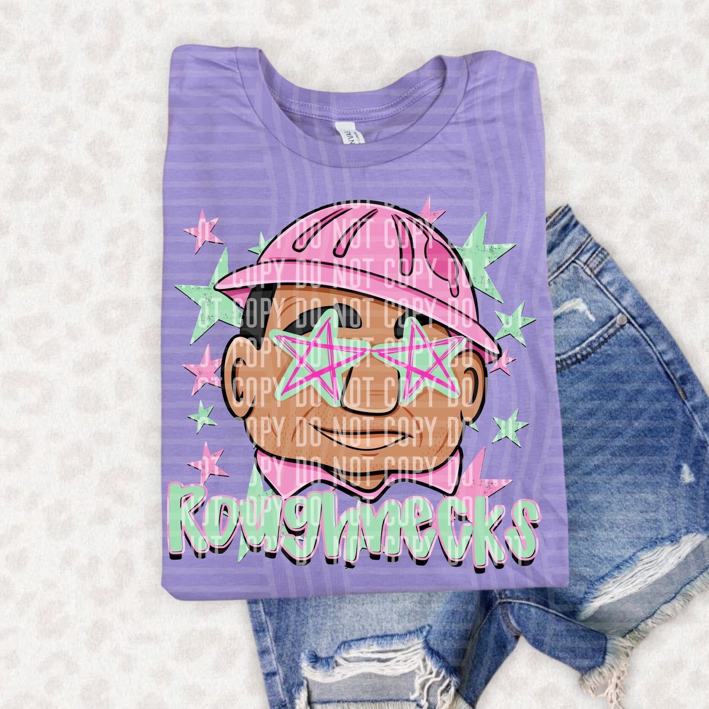 PREPPY STARRY EYED mascots pink/green -  Digital Download 300DPI PNG FILE