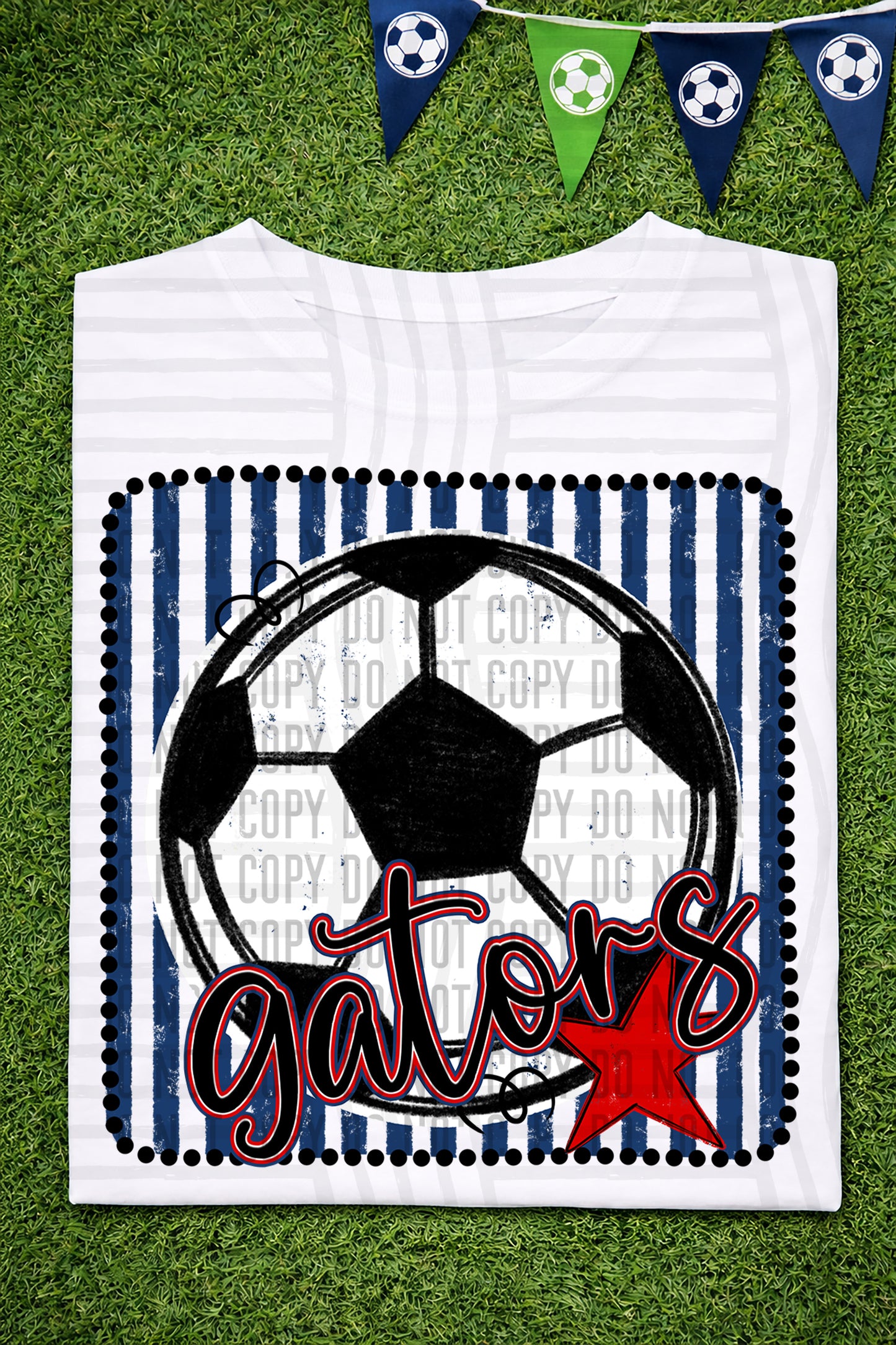 Soccer RWB Framed -  Custom + DROPDOWN - 300 DPI digital download