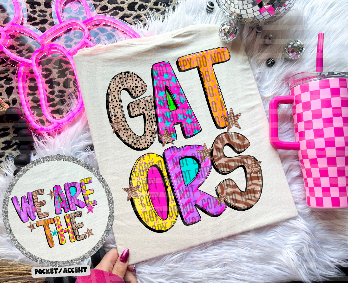 Funky Mix Up - Optional POCKET - Custom + Dropdown  - 300 dpi Digital Download